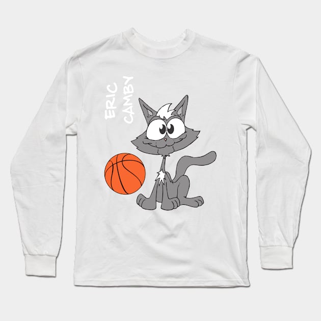 Eric Camby The Cat Long Sleeve T-Shirt by WavyDopeness